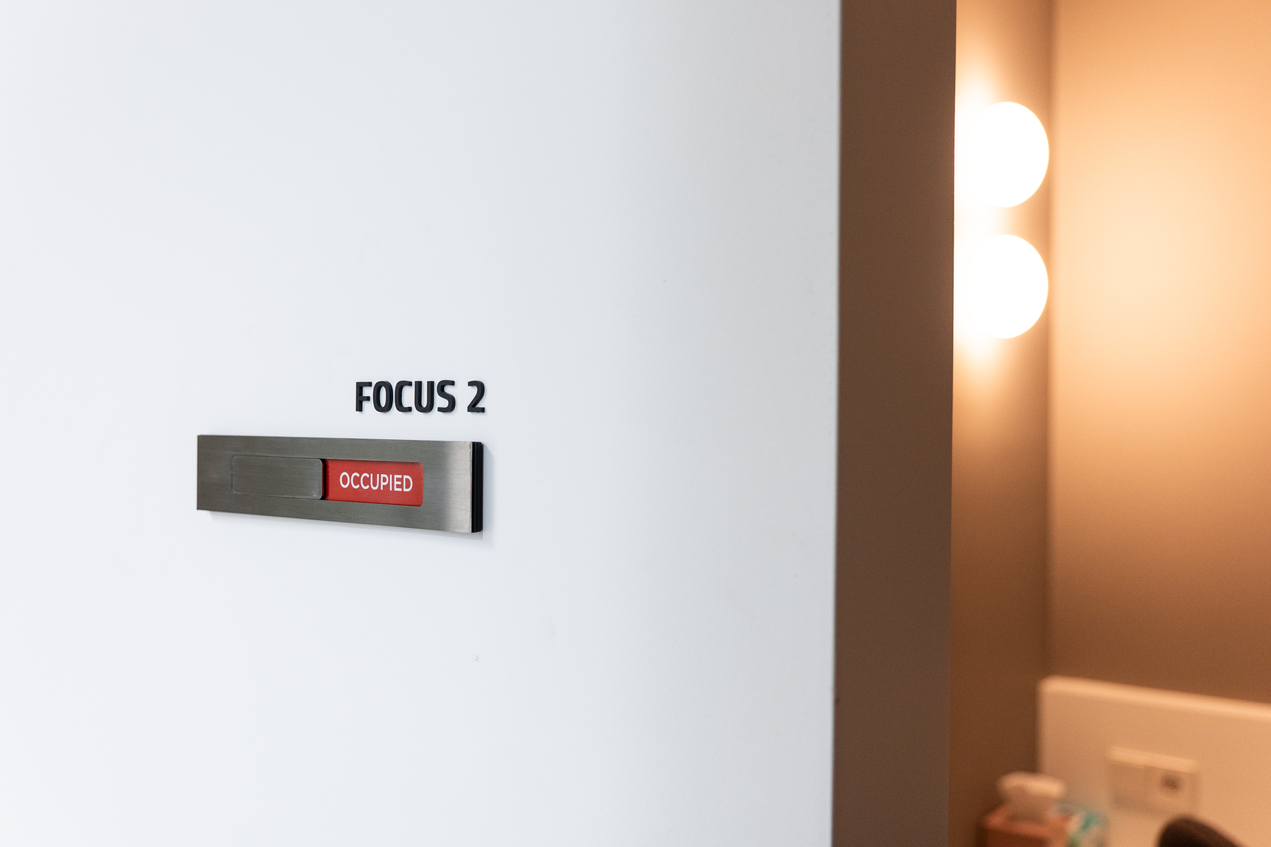 Focus room when concentration is needed